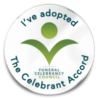 I've adopted The Celebrant Accord, Funeral Celebrancy Council